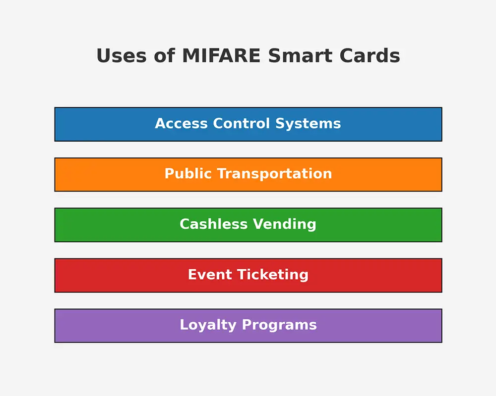 Mifare card uses