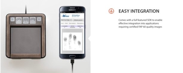 Kojak 442 finger scanner
