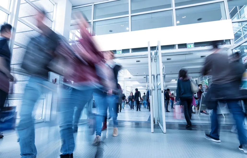 Footfall counter machines