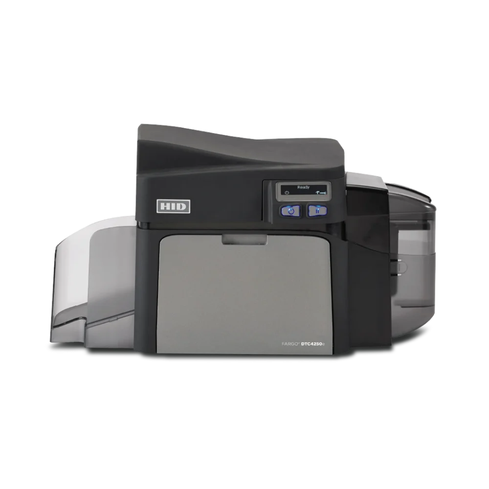 HID Fargo DTC4250e ID Card Printer for high-quality dual-sided ID card printing