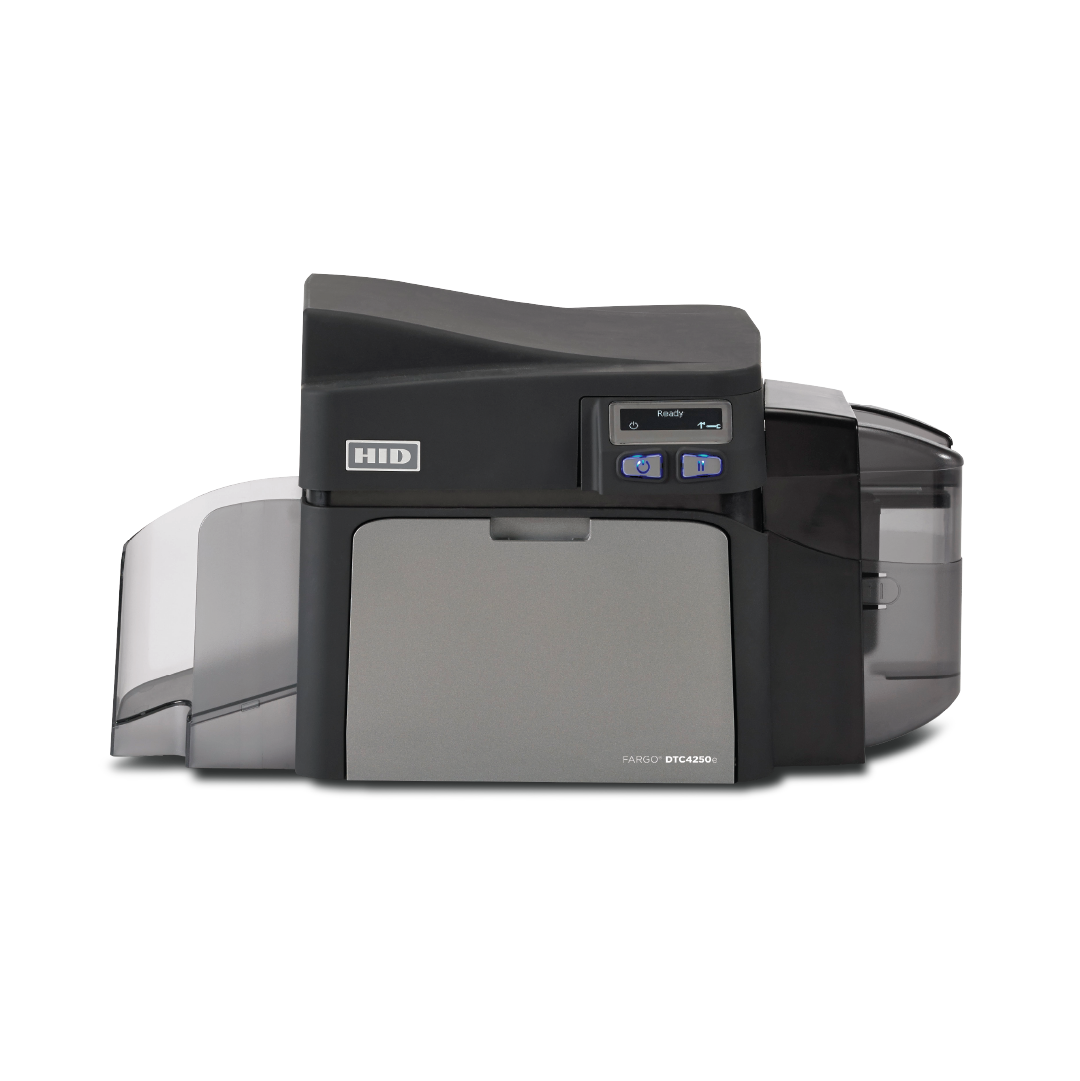 HID Fargo DTC4250e ID Card Printer for high-quality dual-sided ID card printing