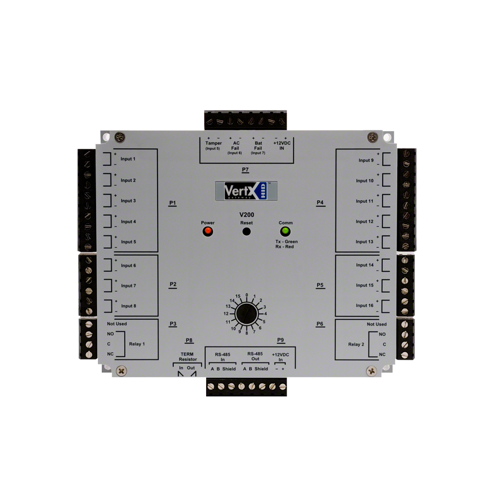 HID VertX V200 Input Monitor Interface