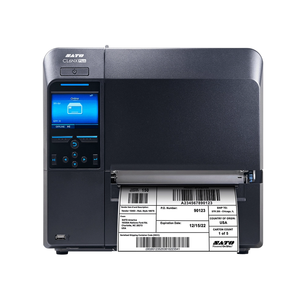 SATO CL6NX Plus industrial thermal printer