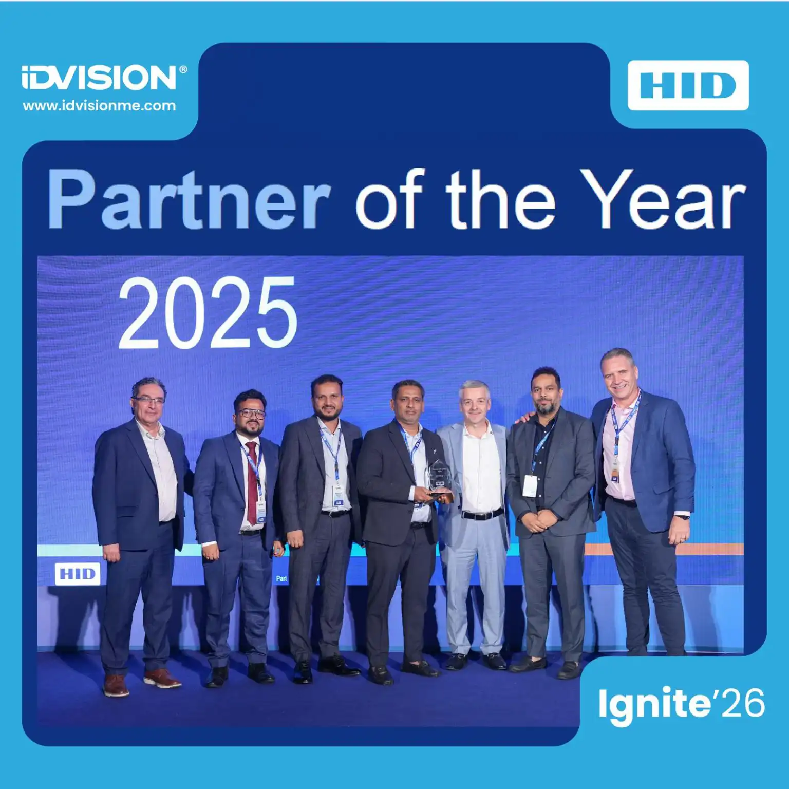 HID Partner of the year Award Winner